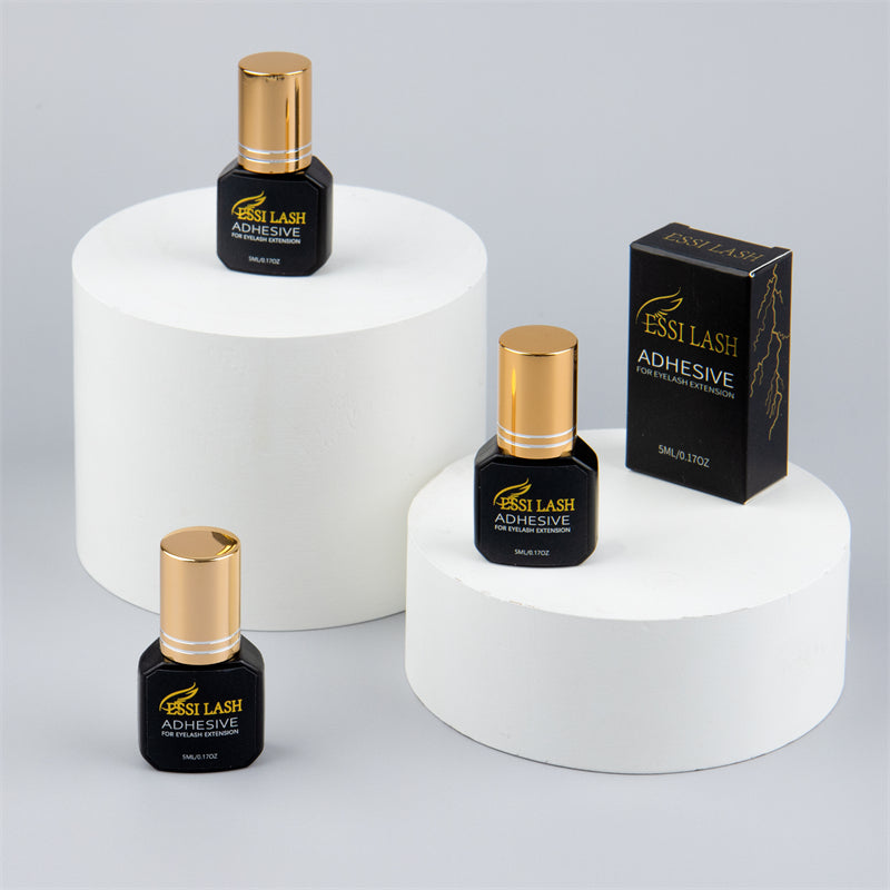 GOLD+ Pegamento para extensiones de pestañas de secado rápido (0,1 segundos) 5 ml