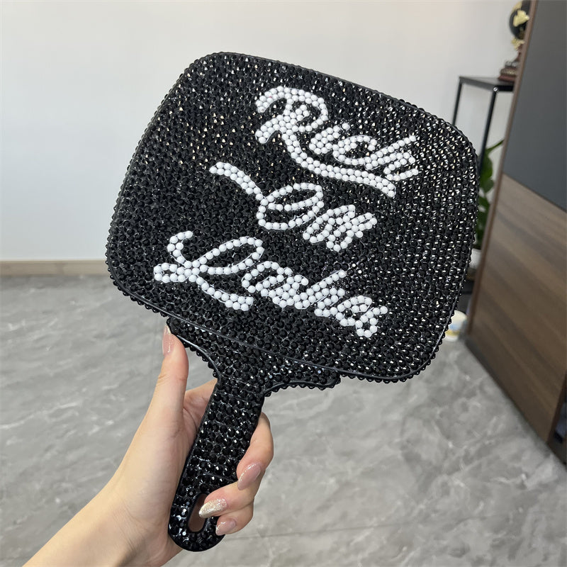 Espejo de pestañas Luxe decorado con diamantes