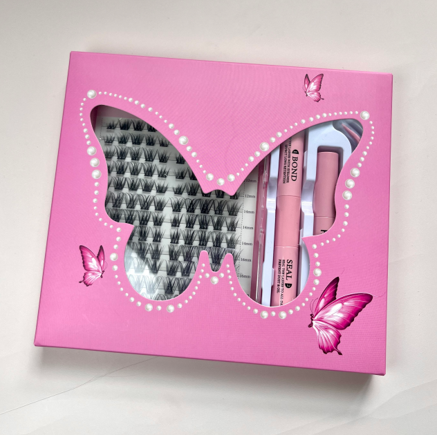 Cluster Lashes Kit, DIY Cluster Lashes Kit, Cluster Lashes
