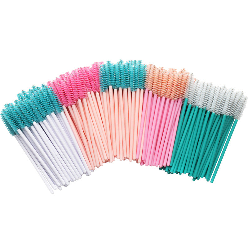 Colorful Disposiable Macara Lash Brushes 50 pcs/pack