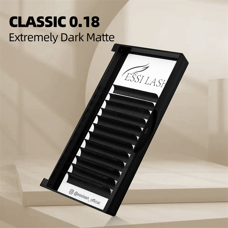 Premium 0.18 Clásico Negro Mate Oscuro