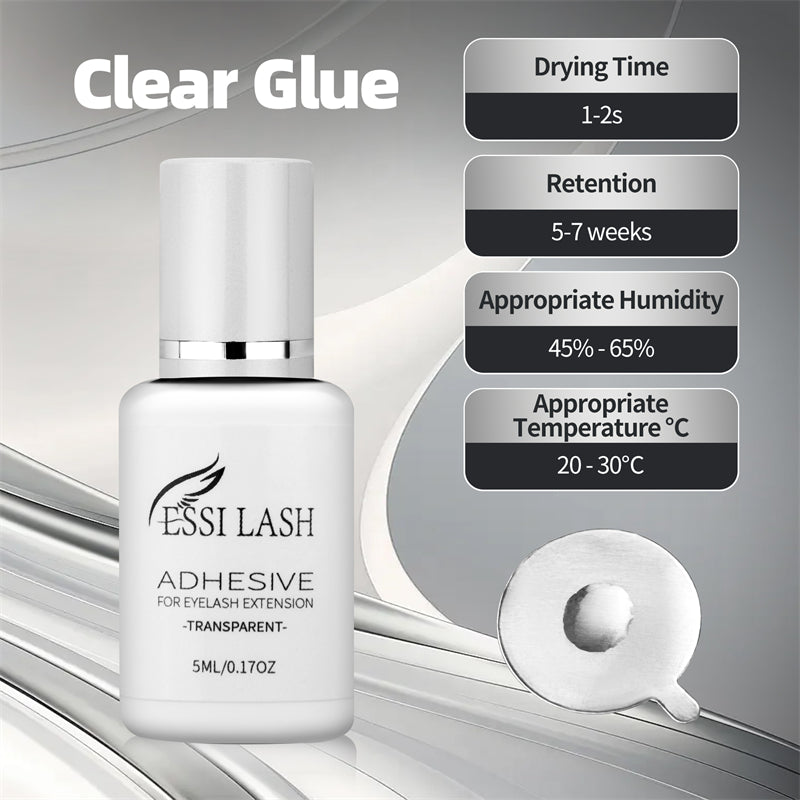 Transparent Eyelash Extension Glue 5ml