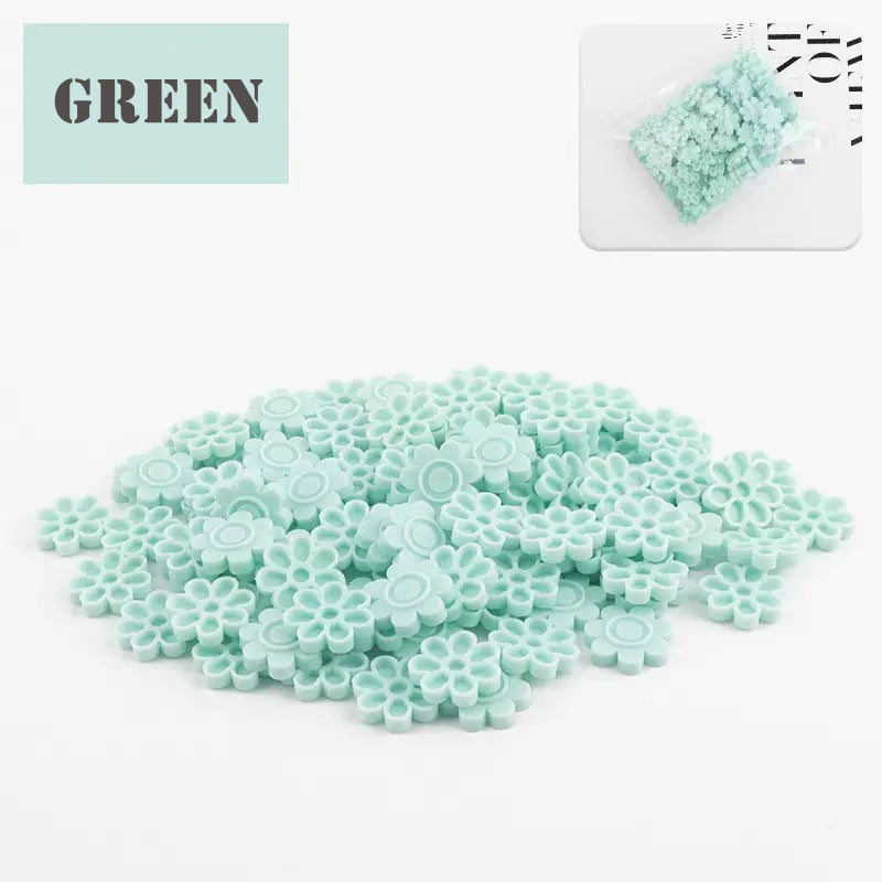 Flower Shape Glue Cups 100 pcs
