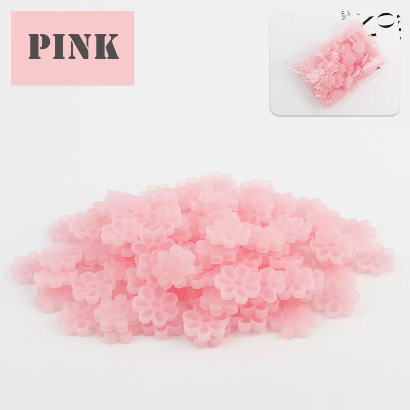 Flower Shape Glue Cups 100 pcs