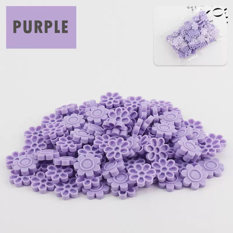 Flower Shape Glue Cups 100 pcs