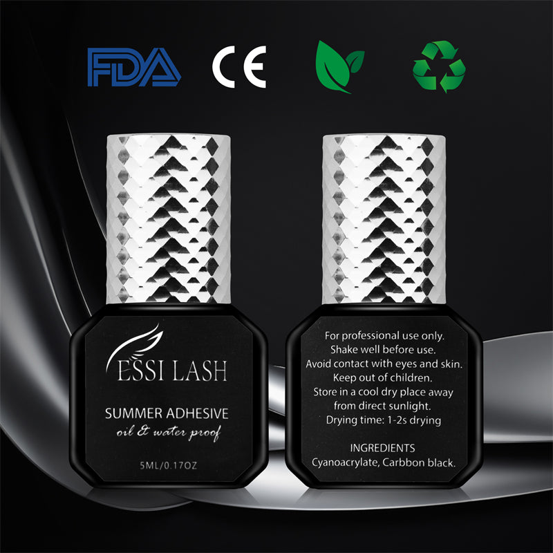 ¡Pegamento de verano! Pegamento para pestañas resistente al agua y al aceite, 5 ml