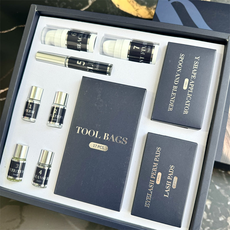 Kit de levantamiento de pestañas y cejas 2 en 1