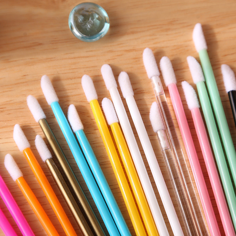 Colorful Lint Free Applicators Brush 50 Pieces/Pack