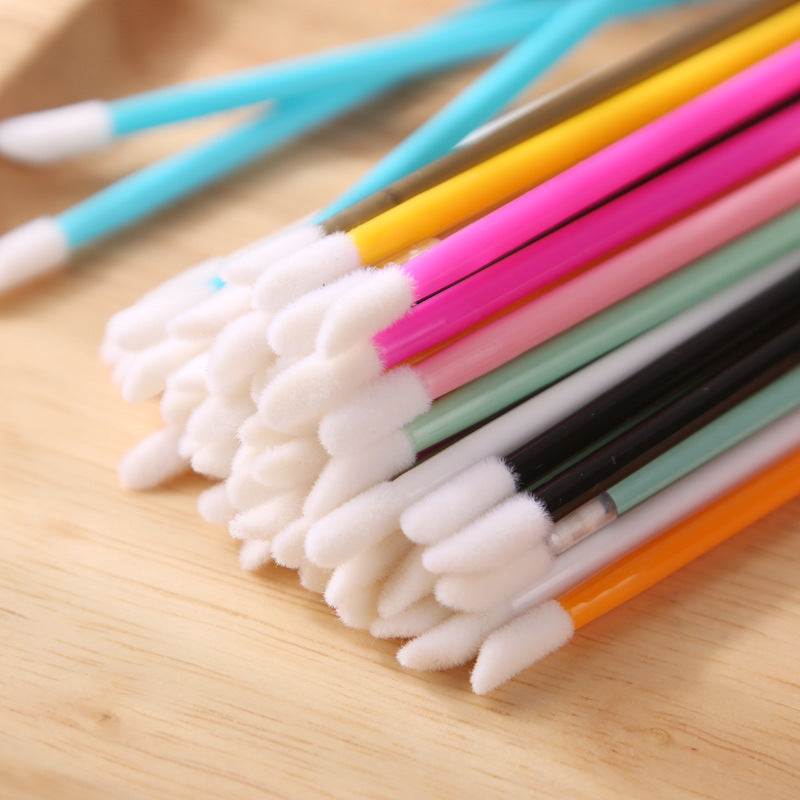 Colorful Lint Free Applicators Brush 50 Pieces/Pack