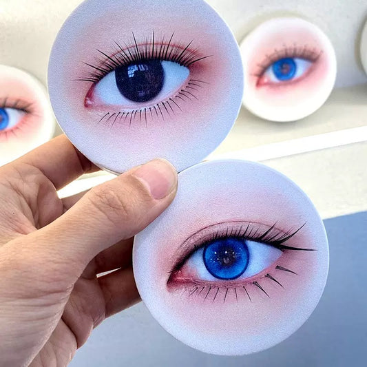 Molde redondo para práctica de ojos
