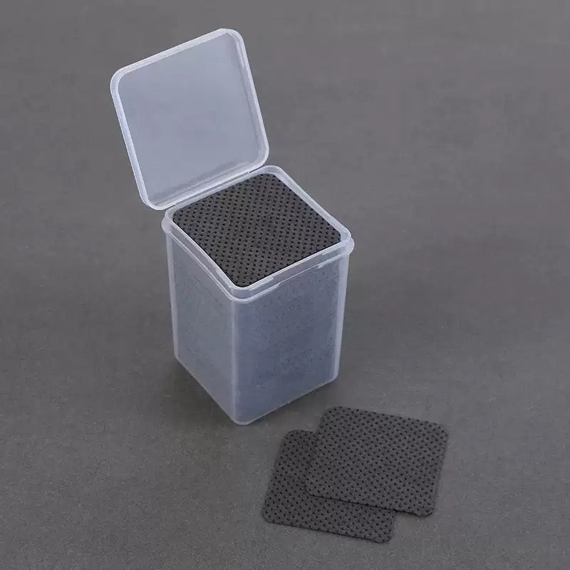 Hoja de limpieza de pegamento de forma cuadrada