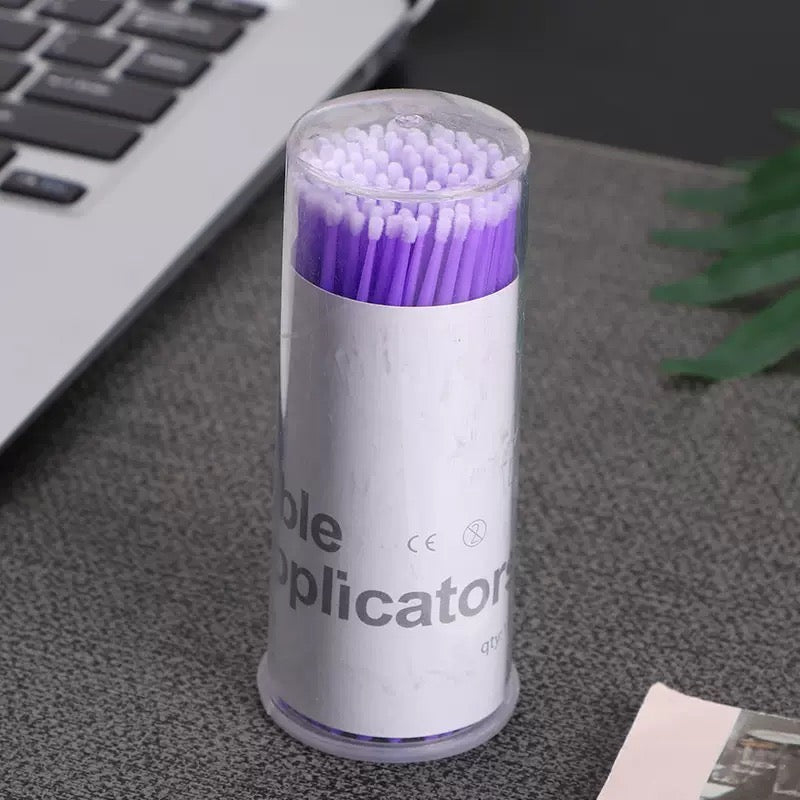Hisopos microaplicadores desechables en botella