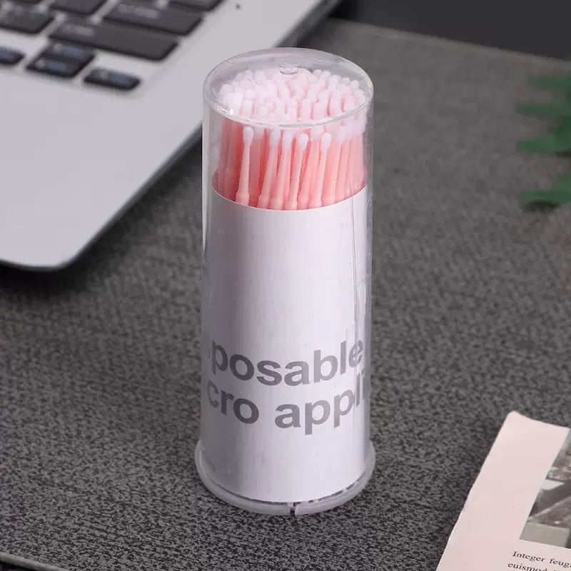 Hisopos microaplicadores desechables en botella