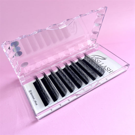 Pestañas voluminosas con flores 5D de múltiples capas