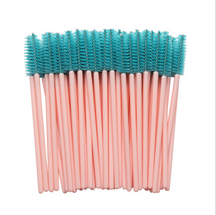 Cepillos desechables para pestañas Macara de colores (50 unidades/paquete)
