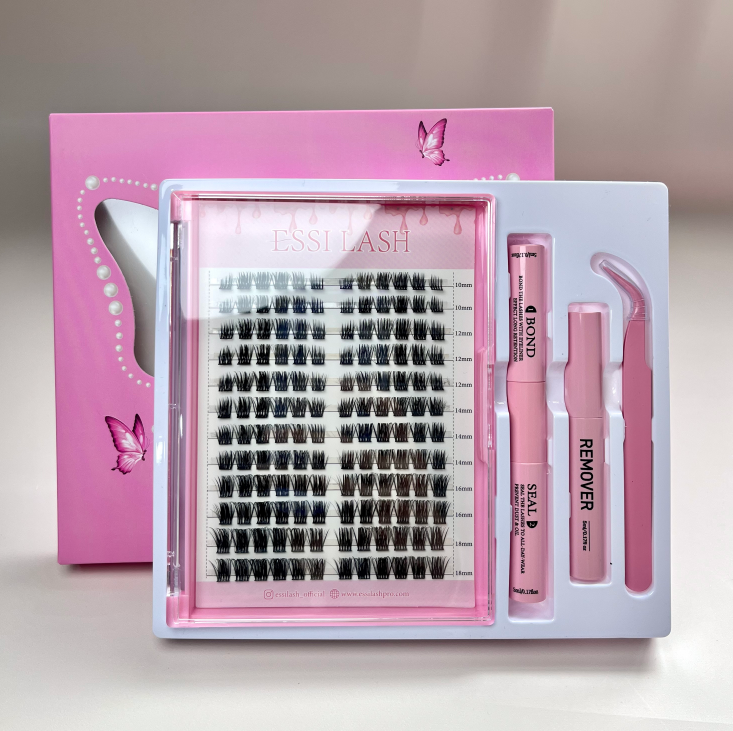 Cluster Lashes Kit, DIY Cluster Lashes Kit, Cluster Lashes