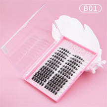 Cluster Lashes,  Cluster Lashes Extensions Kit, Lashes+Glue+Tweezer