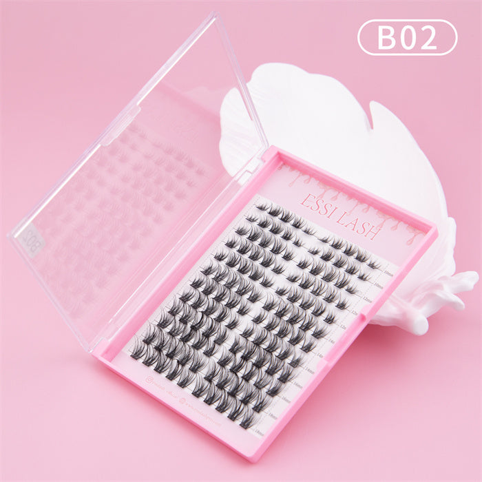 Cluster Lashes,  Cluster Lashes Extensions Kit, Lashes+Glue+Tweezer