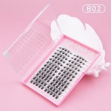 Cluster Lashes,  Cluster Lashes Extensions Kit, Lashes+Glue+Tweezer