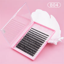 Cluster Lashes,  Cluster Lashes Extensions Kit, Lashes+Glue+Tweezer