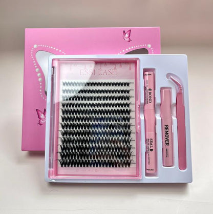 Cluster Lashes Kit, DIY Cluster Lashes Kit, Cluster Lashes