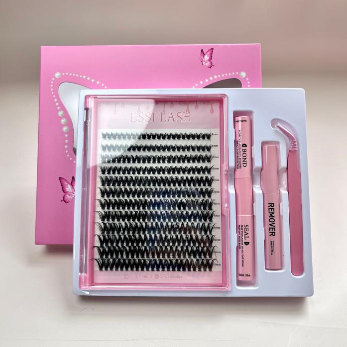 Cluster Lashes Kit, DIY Cluster Lashes Kit, Cluster Lashes