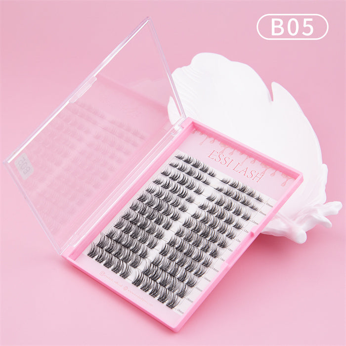 Cluster Lashes,  Cluster Lashes Extensions Kit, Lashes+Glue+Tweezer