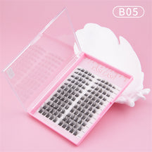 Cluster Lashes,  Cluster Lashes Extensions Kit, Lashes+Glue+Tweezer