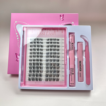 Cluster Lashes Kit, DIY Cluster Lashes Kit, Cluster Lashes