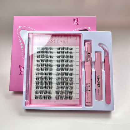 Cluster Lashes Kit, DIY Cluster Lashes Kit, Cluster Lashes