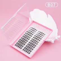 Cluster Lashes,  Cluster Lashes Extensions Kit, Lashes+Glue+Tweezer
