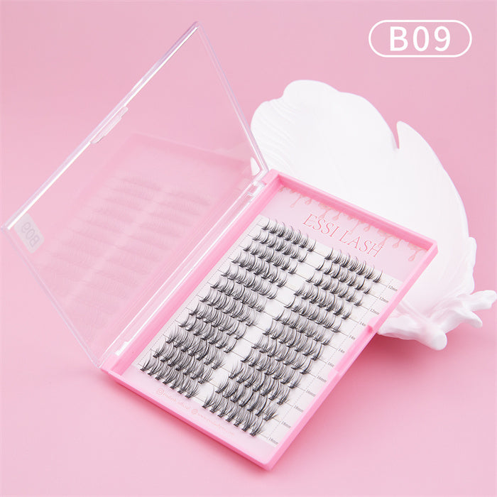 Cluster Lashes,  Cluster Lashes Extensions Kit, Lashes+Glue+Tweezer