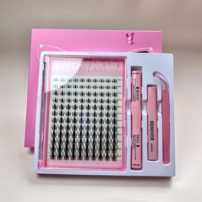 Cluster Lashes Kit, DIY Cluster Lashes Kit, Cluster Lashes