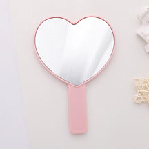 Espejo de mano con forma de corazón grande