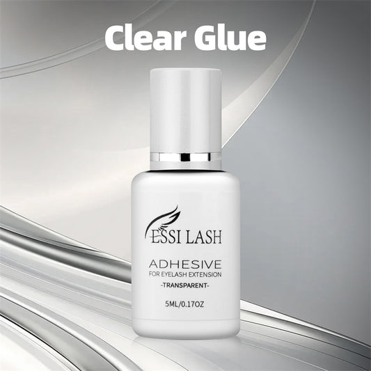 Pegamento transparente para extensiones de pestañas de 5 ml
