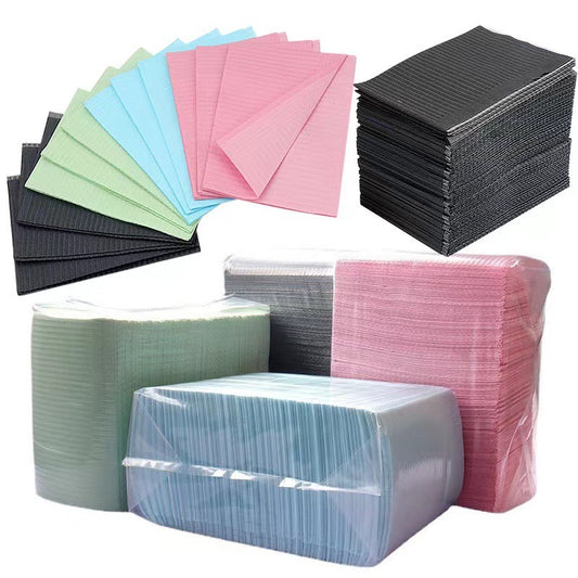 Tapete desechable para tatuaje de cejas, absorbente e impermeable, 125 unidades por paquete