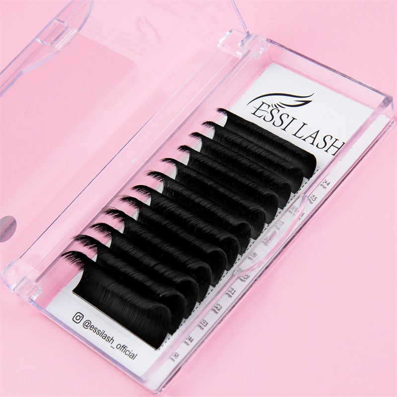 Extensiones de pestañas Easy Fan 0.03 Negro Azabache