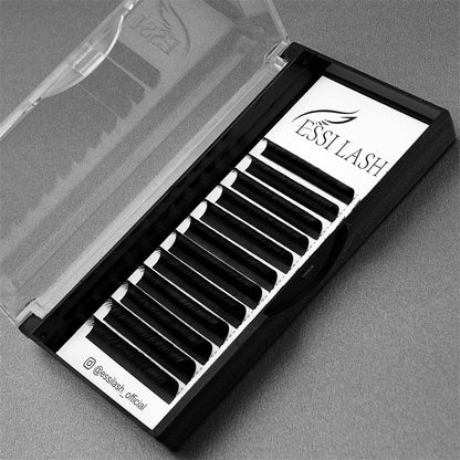 Pestañas planas 0.15 Elipse negro mate oscuro 