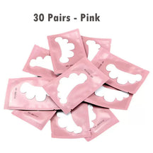 Parches para ojos sin pelusa con forma de flor (30 pares)