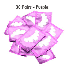 Parches para ojos sin pelusa con forma de flor (30 pares)