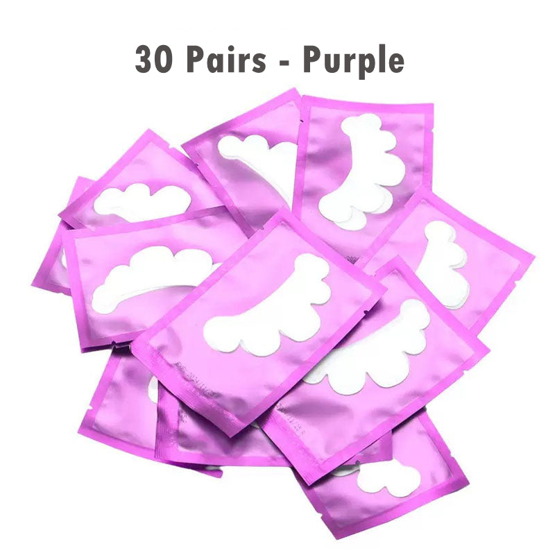 Parches para ojos sin pelusa con forma de flor (30 pares)