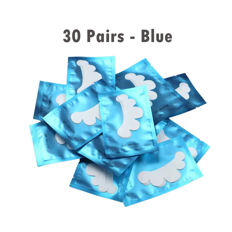 Parches para ojos sin pelusa con forma de flor (30 pares)