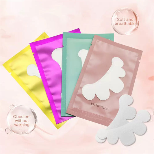 Parches para ojos sin pelusa con forma de flor (30 pares)