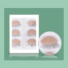 Ojos reemplazables, párpados intercambiables para práctica 6 piezas