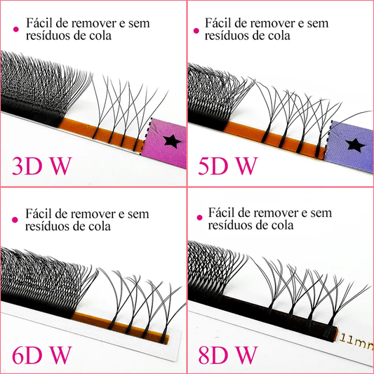 Pestañas W 3D/4D/5D/6D