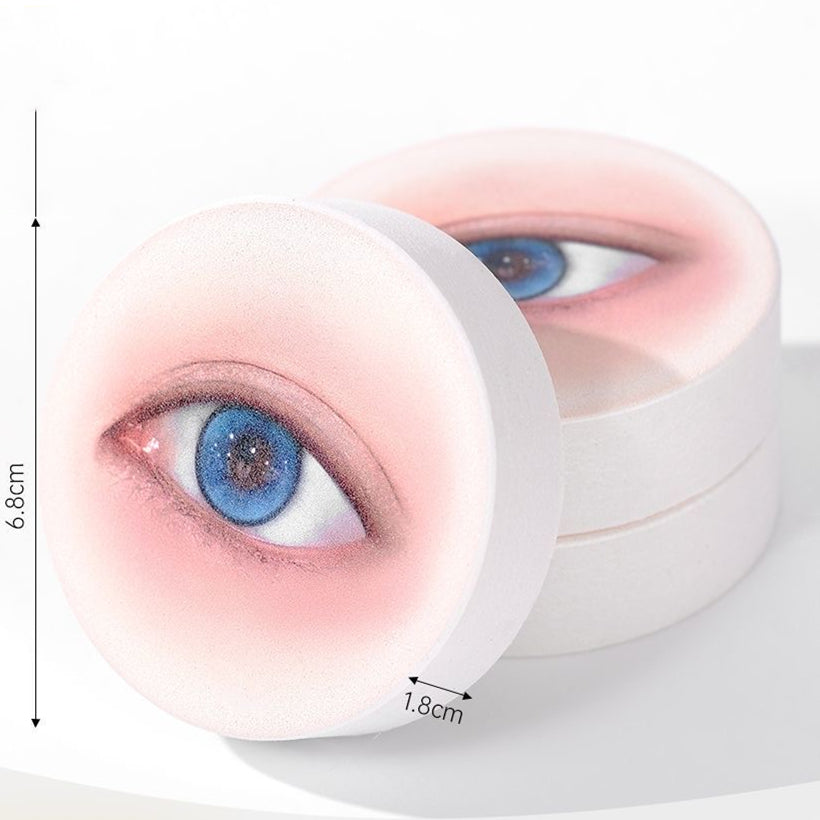 Molde redondo para práctica de ojos