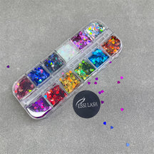 Calcomanías decorativas (12 colores por caja)