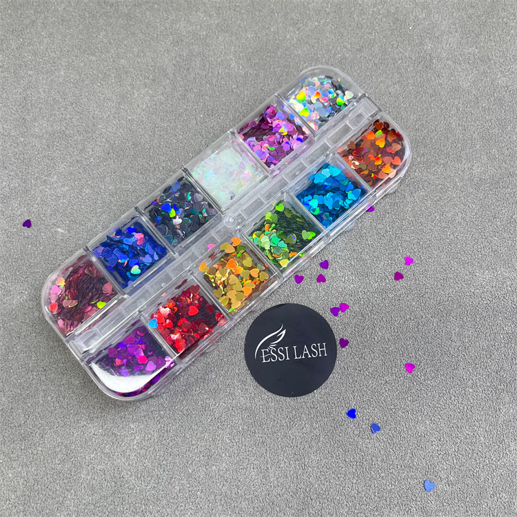 Calcomanías decorativas (12 colores por caja)