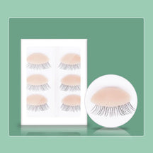 Ojos reemplazables, párpados intercambiables para práctica 6 piezas