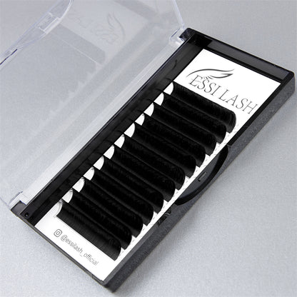 Extensiones de pestañas Velvet Lashes 0.05 Volumen Negro Mate Super Oscuro